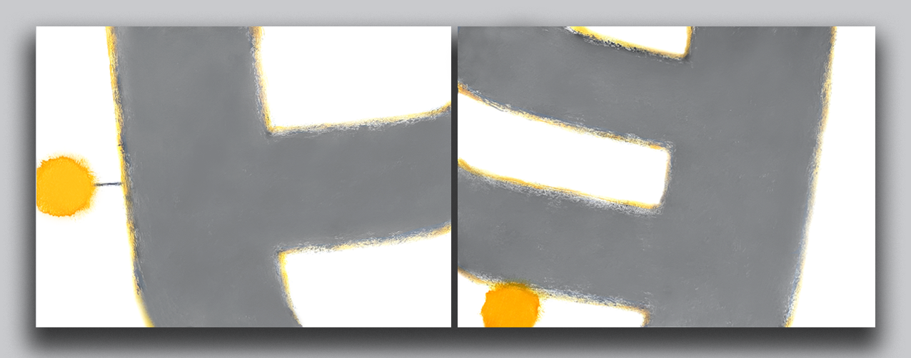 Nepřesné zrcadlení II / Inaccurate mirroring